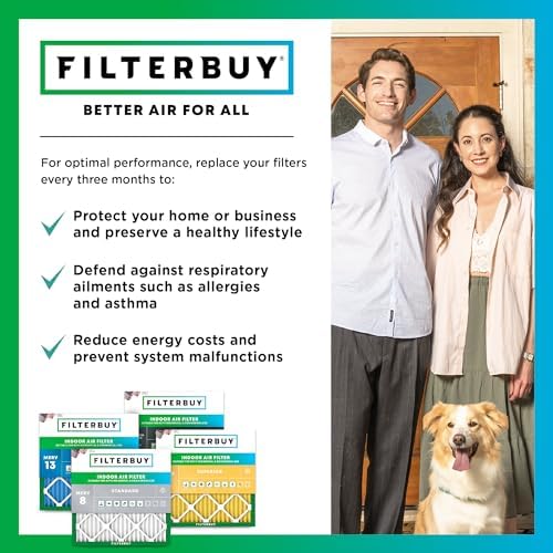 Filterbuy 16x30x2 Air Filter MERV 13 Smoke & Allergy Defense (2-Pack) - Image 7