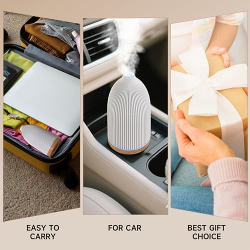 URPOWER 150mL Essential Oil Diffuser Small Scent Diffuser for Home - Image 7