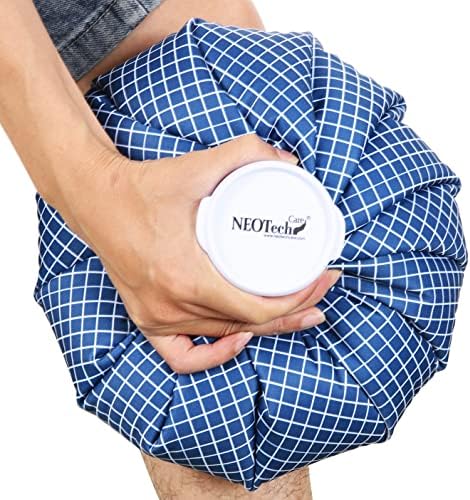 Neotech Care Ice Bag with Screw Top Lid (Blue Design, 11 inch) by NEOtechCare