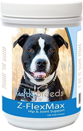 Healthy Breeds Pit Bull Z-Flex Max Dog Hip and Joint Support 180 Count by HealthyBreeds