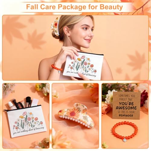 10 Pcs Fall Gifts Baskets for Women, Self Care Package for Her - Image 6