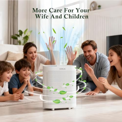 AZEUS Large Room Air Purifier FS32 (4, White board) - Image 4