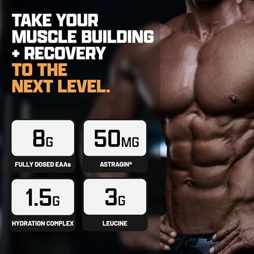Nutrex Research EAA Hydration | EAAs + BCAA Powder | Muscle Recovery, Strength, Muscle Building, Endurance | 8G Essential Amino Acids + Electrolytes | 30 Servings It's Mango Time - Image 4