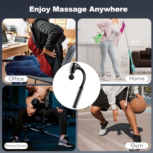 Fronnor Massage Gun Deep Tissue with Extended Handle Revolutionary U-Shaped Back Massager Body Massager for Neck,Shoulder,Leg - Image 6