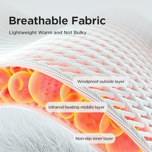 Foot Massager with 5 Heat Levels, Electric Heated Triple Vibration Feet & Ankle Massager for Pain Relief, Portable Heating Foot Massage for Mom & Dad, Valentine’s Day Gift 2026(Grey 1PC) - Image 4