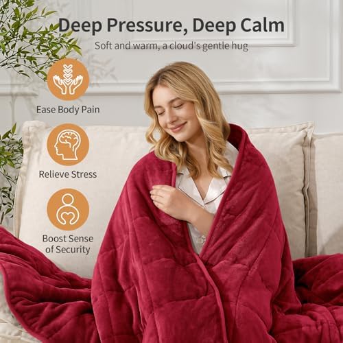 Uttermara Weighted Blankets for Adults Full Size, 15lbs 48x72 inches - Image 4