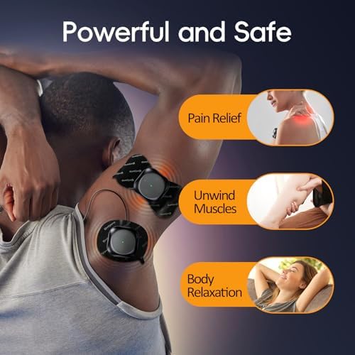 Comfytemp Wireless TENS Unit 30 Modes Muscle Stimulator for Pain Relief, FSA HSA Eligible 2 Packs Rechargeable TENS Machine with Remote, Pulse Muscle Stimulator for Back Shoulder Sciatica (4pads) - Image 5