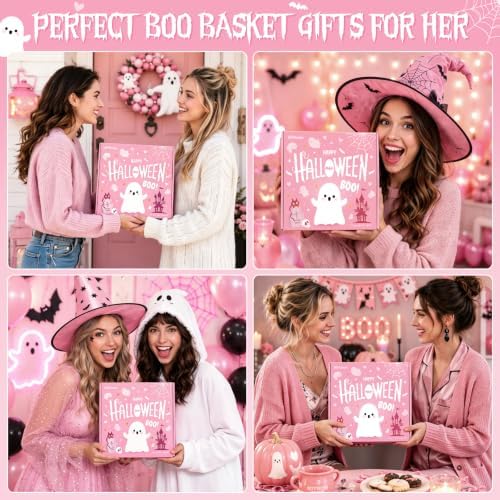 Halloween Boo Basket for Women, Cute Halloween Boo Basket Stuffers with Witch Brew Mug, Boo Blanket & Relaxing Spa Gift Set for Teen Girls, Mom, Wife, Sister & Friends - Image 7