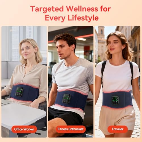 Red Light Therapy Belt for Body, Cordless Portable Infrared Waist Wrap - Image 5