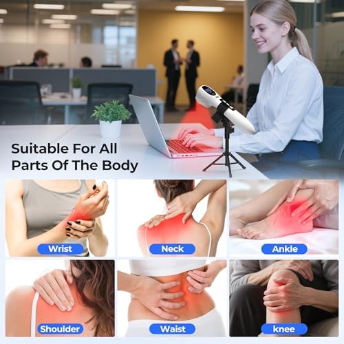 Morfone Handheld Red Light Therapy Device, Wireless Wand for Pain Relief - Image 3