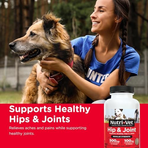 Nutri-Vet Hip & Joint Dog Supplement, 500mg Glucosamine, 75 Count - Image 2