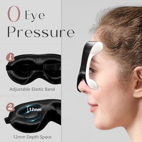 ZIMASILK Adjustable 3D 22 Momme 100% Mulberry Silk Sleep Mask - Image 4