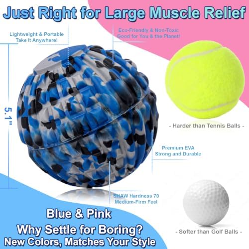 Deep Tissue Massage Ball for Exercise & Recovery - SGS Certification - Image 3