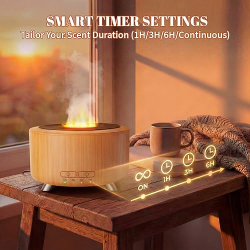 500ML Retro Vinyl Essential Oil Diffuser for Home - Image 4