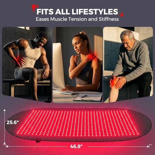 LTW Flagship 660 LEDs Red Light Therapy Mat for Body (46.8" x 25.6") - Image 5