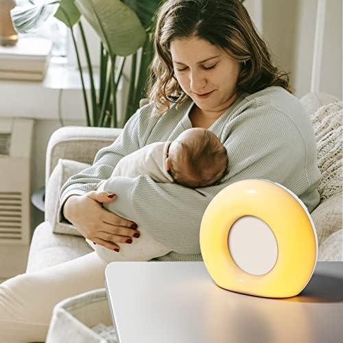 DailyBody Sound Machine White Noise Machine with 30 Soothing Sounds 12 Colors Night Light 36 Levels Volume 5 Timers & Memory Function Effectively Blocks Noise Ideal Sleep Machine for Baby Kids Adults - Image 7