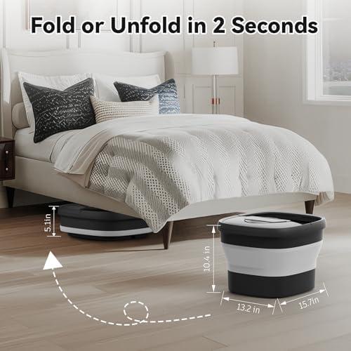 Foot Spa Collapsible, Foot Bath Massager with Heat, Remote, Timer - Image 5