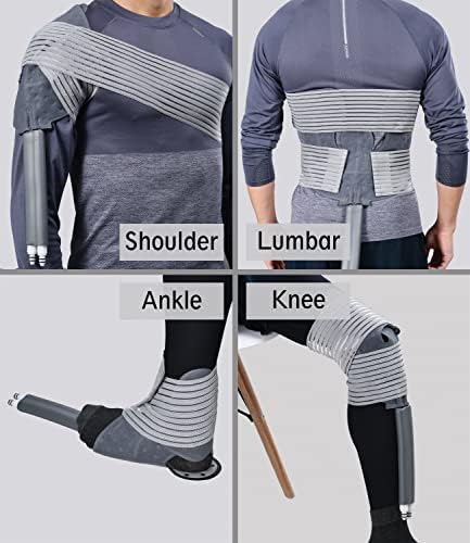NEHOO Cold Therapy Ice Machine, Pain Relief for Post-Surgery Recovery, Programmable Compression Cryotherapy, Universal Pad for Knee, Shoulder, Ankle, Hip and Elbow, Including 4 Adjustable Straps - Image 2