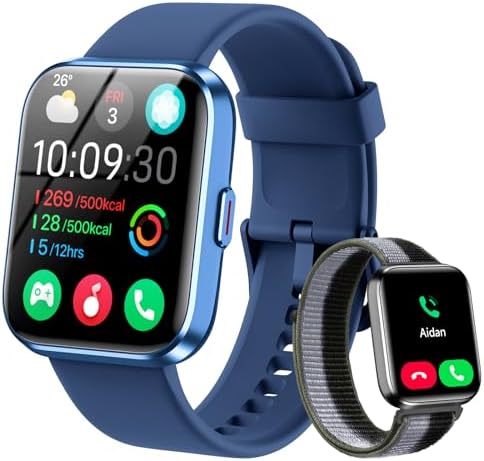 Smart Watches for Men Women (Android/iOS), Fitness Watch, Health Tracker by WMK