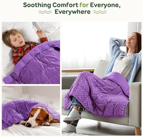 Sivio Weighted Blanket for Sleeping, 3lbs, 36 x 48 inches - Image 5