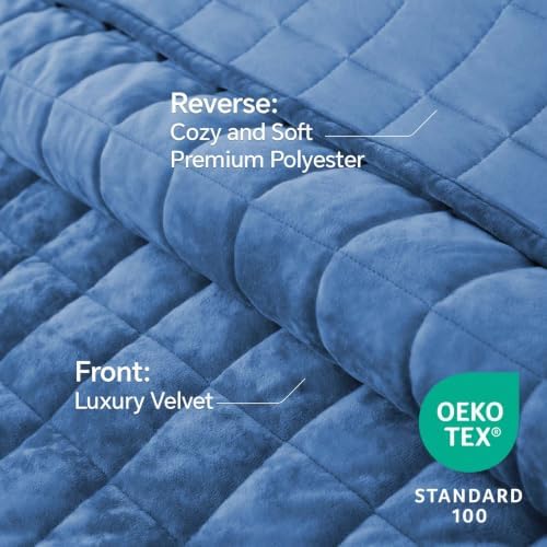 BEDELITE Velvet Quilt Set Queen Size, Luxury Velvet Comforter Bedding - Image 3