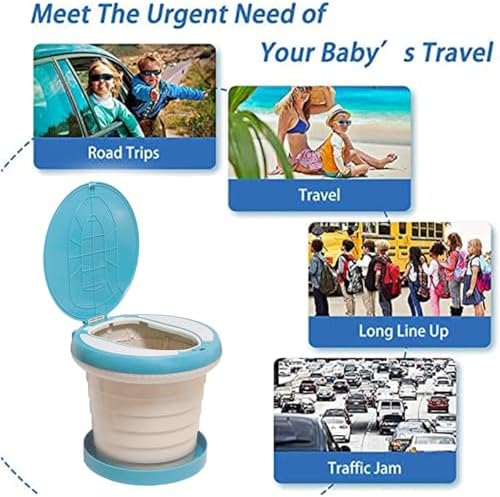 SunnySmile,Travel Potty,Car Potty for Toddler,Portable Toilet for Kids - Image 3