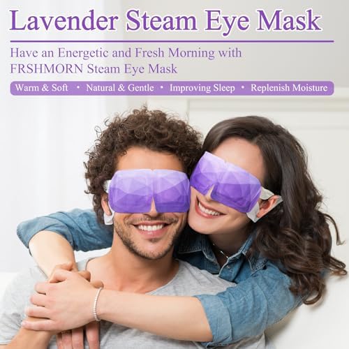 32Packs Steam Eye Mask Heated Eye Masks For Dry Eyes, Lavender - Image 2