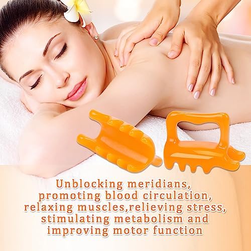 KOOBOOK Fascia Cellulite Massager Resin Massage Tool for Neck Shoulder Leg - Image 2