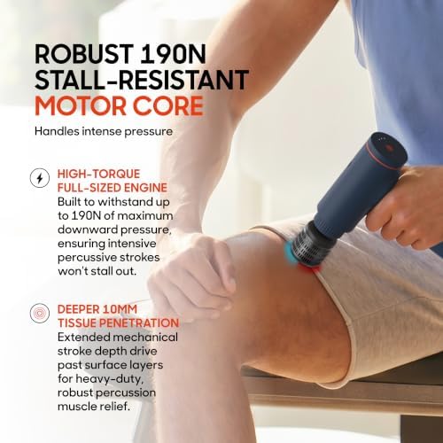 Sharper Image Powerboost Versa Heat & Cold Therapy Percussion Massage Gun - Image 4