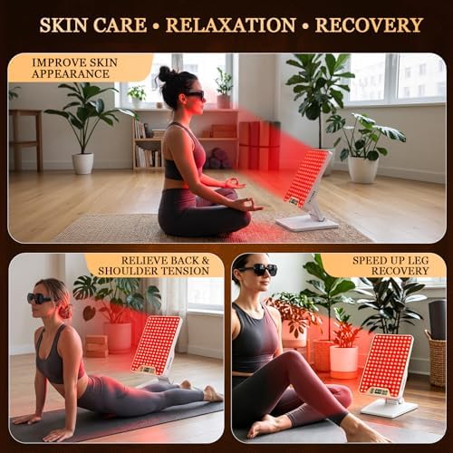 Rechargeable Red Light Therapy Panel Red Light Therapy lamp for Face & Body - Image 7
