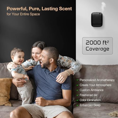 Airversa ANW Smart Waterless Essential Oil Diffuser for Large Room, Black - Image 2