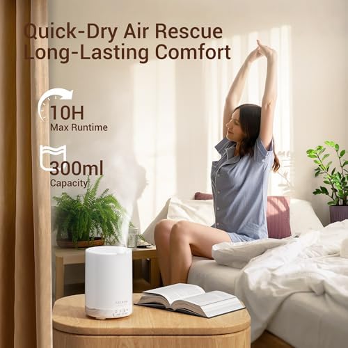 ASAKUKI Essential Oil Diffuser for Home 300 ml Quiet - Image 4