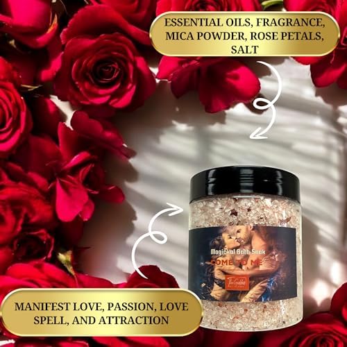 Come to Me Bath Salts 12oz – Spiritual Love Ritual Bath Soak – Manifestation & Attraction Bath for Witchcraft, Wiccan, Pagan & Metaphysical Self Care - Image 3