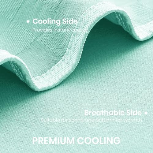 Topcee Cooling Blanket 90"x90" for Hot Sleepers Summer Cold Blanket - Image 5