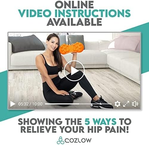 COZLOW Hip Massager for Psoas Release (Extra Firm), Sciatica & Piriformis Syndrome Pain Relief, Trigger Point Massage Tool for Hip & Lower Back Pain - Image 2