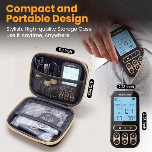 MASTOGO 60 Modes 3 in 1 TENS Unit Muscle Stimulator for Pain Relief - Image 6