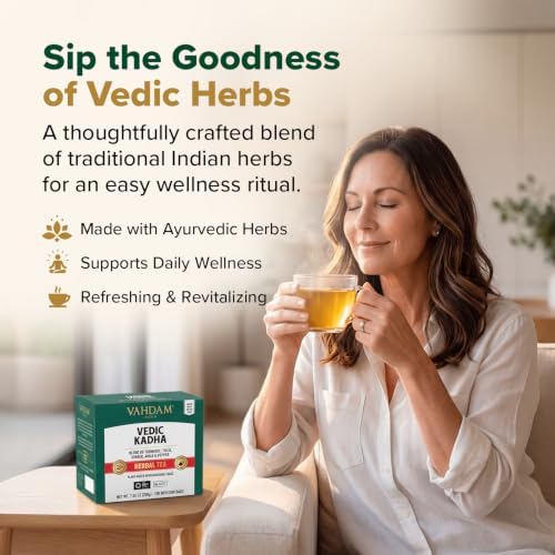 VAHDAM Vedic Kadha Teabags (100 count) Indian Ancient Recipe - Image 5