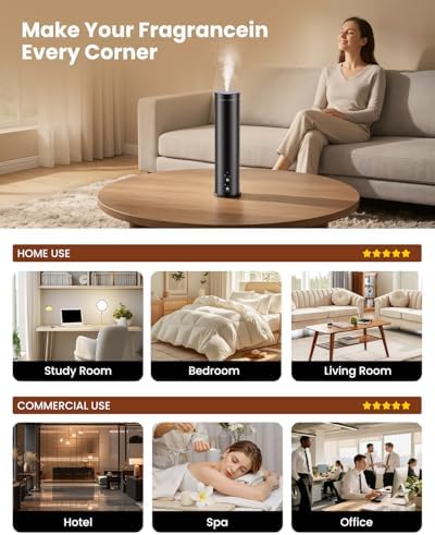 Waterless Essential Oil Diffuser for Large Room, 1000 Sq Ft Coverage - Image 7