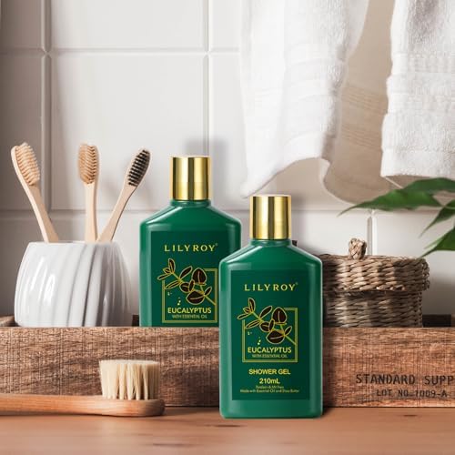 Eucalyptus Spa Bath Gifts Set, 9Pcs Premium Spa Gift Basket for Women & Men - Image 4