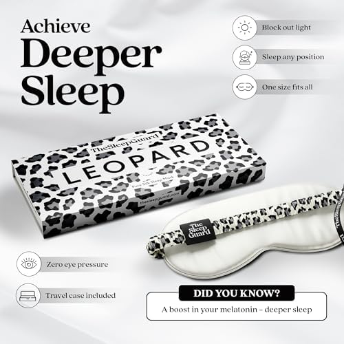 TheSleepGuard Pure Silk Sleep Mask [100% 6A Mulberry Silk, 22 Momme] Light Blocking Travel Essentials. Eye Masks for Sleeping. Black Oeko-Tex Blindfold. Eye Covers for Men & Women - Image 3