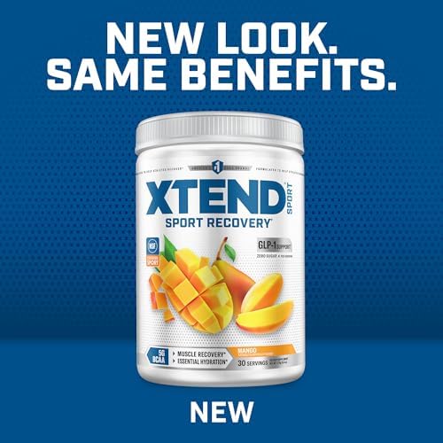 Xtend Sport BCAA Powder for Recovery, Mango, 30 Servings - Image 4