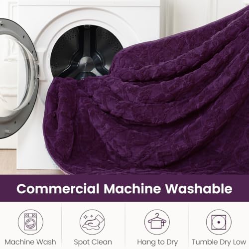 Sherpa Fleece Weighted Blanket for Adults, Dual Sided Soft, 60"x80" 20lbs - Image 7