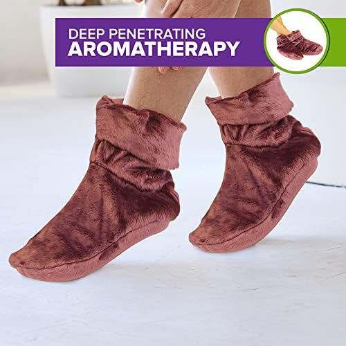 Mars Wellness Heated Microwavable Booties - Microwave Slipper Warmers - Image 5