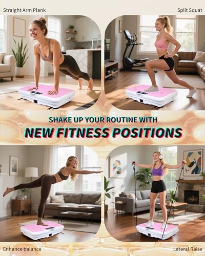 ROTAI Vibration Plate Exercise Machine for Lymphatic Drainage Massager & Weight Loss, 400 lbs Capacity Whole Body Vibrating Shake Plate Workout for Women and Men - Image 6