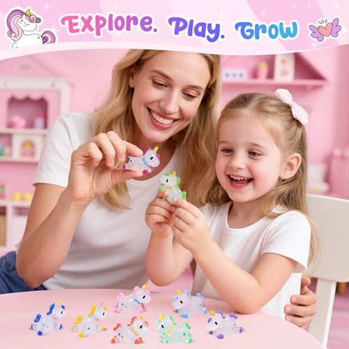 Unicorn Bath Bombs with Surprise Toys Inside, Girls Birthday Gifts - Image 4