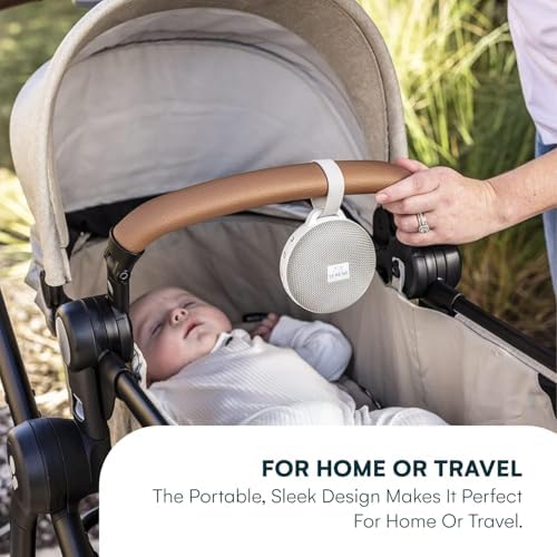 Serene Evolution 36 Sound Portable White Noise Machine for Sleeping Baby, USB Rechargeable Sound Machine for Babies & Kids, Soothing Sleep Sounds - Heartbeat, Rain, Brown Noise Machine & Ocean Sounds - Image 2