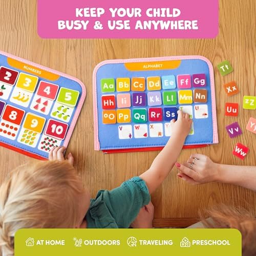 Clever Fox Play Busy Book, Toy for Toddlers, Babies & 3+ Year Olds, Pink - Image 6