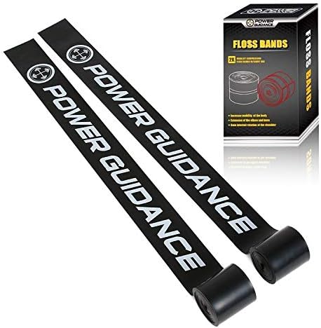 POWER GUIDANCE Muscle Floss Bands - Compression Bands - Mobility & Recovery Bands - for Improving Movement, Increasing Circulation & Reducing Soreness by POWERGUIDANCE