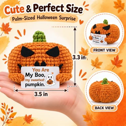 Boo Basket Stuffers for Him Her Spooky Basket Stuffers Halloween Crochet - Image 4