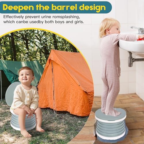 Portable Potty for Toddler,Travel Potty Seat for Toddler,Travel Toilet Kids - Image 5